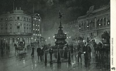 Fuente Memorial de Shaftesbury, Piccadilly Circus de English School
